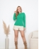 BLUSA MODAL CANELADA - VERDE