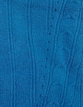 BLUSA MODAL CANELADA - AZUL BIC